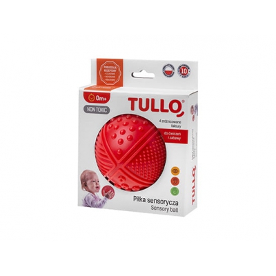 Piłka sensoryczna czerwony 469 Tullo